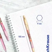 Ручка шариковая ErichKrause Prima Cat Stick, узел 0.7 мм, синяя, МИКС