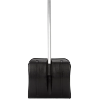 Лопата д/уборки снега с прямым алюминиевым черенком ковш 40х37см