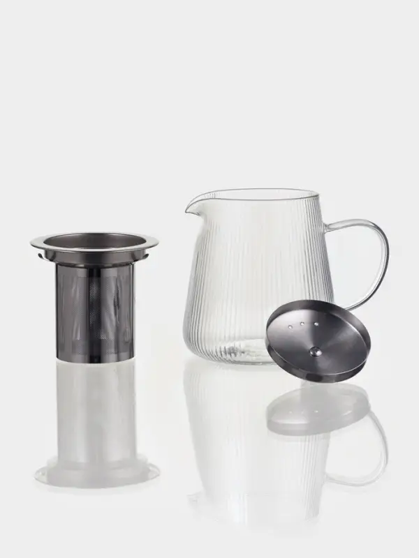 Чайник заварочный с металл ситом "Грани" 0,5л, 13,5х10,5х13 см