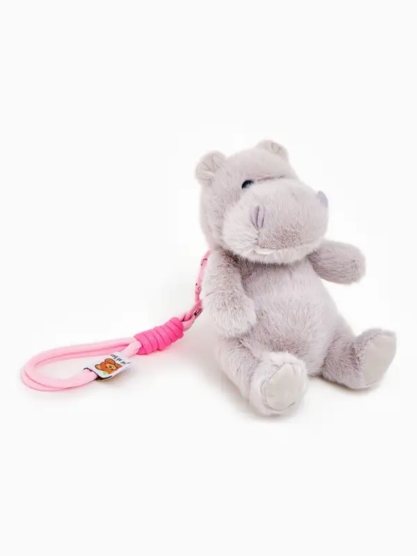 Мягкая игрушка на подвесе "Милый бегемотик", 16 см