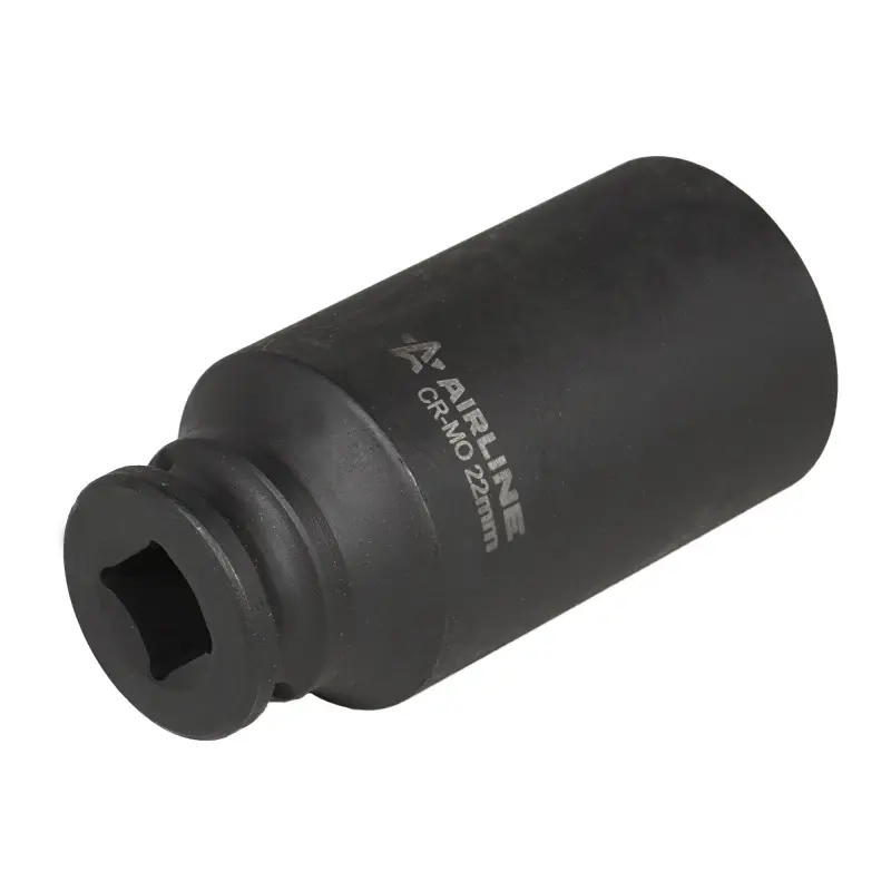 Головка ударная торцевая 3/8"DR шестигранная глубокая 22мм, L=65мм