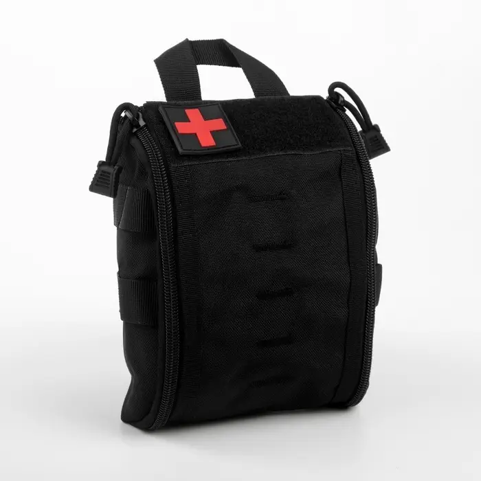 Аптечка тактическая-подсумок, 15&times;18 см, чёрная