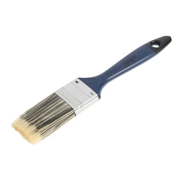 Кисть плоская ТУНДРА, искусственная щетина, пластиковая рукоятка, 1.5 Кисть плоская ТУНДРА, искусственная щетина, пластиковая рукоятка, 1.5", 38 мм