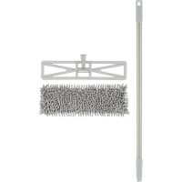 Швабра флаундер с насадкой из микрофибры (шенилл)