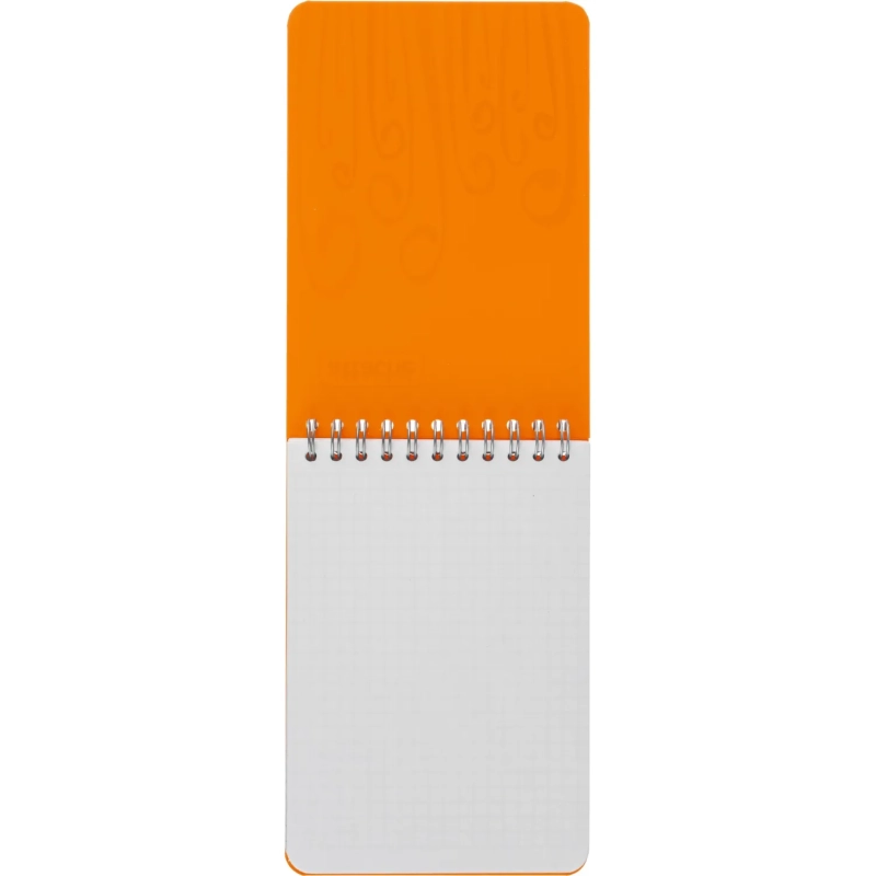 Блокнот А6,пласт обл,80л, ATTACHE FANTASY,оранж