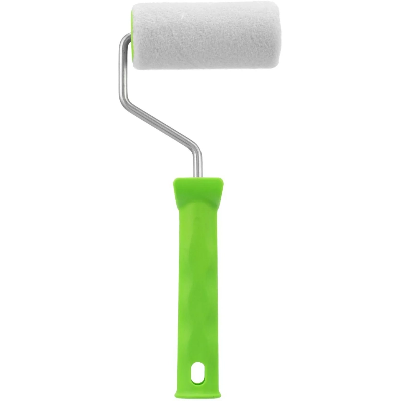 Валик 100 мм D=36 мм с ручкой 6 мм полиакрил, шерсть Велюр Сибртех 80132