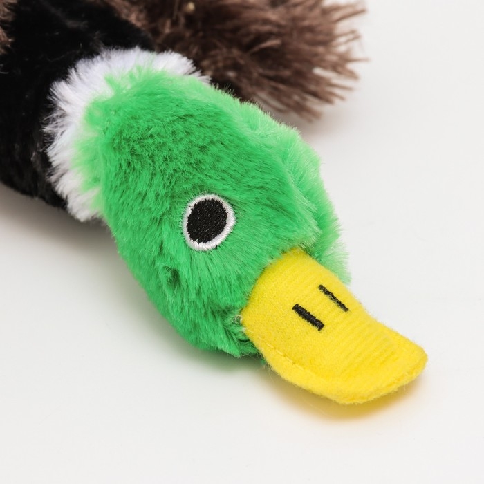 Игрушка текстильная Игрушка текстильная "Селезень", 30 х 9 см, зелёная