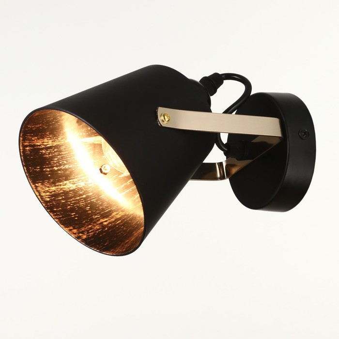 Светильник Конт 1х25Вт Е27 черный 15х12х22см Светильник Конт 1х25Вт Е27 черный 15х12х22см