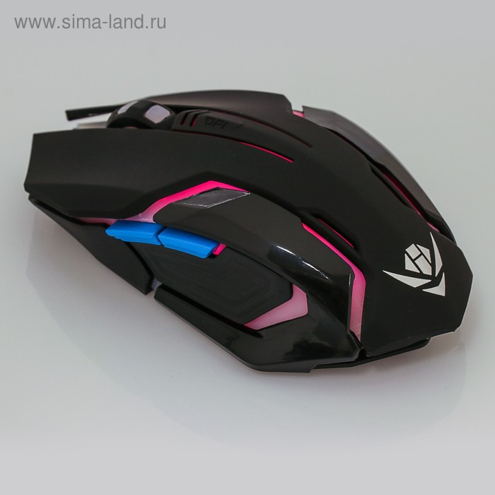 Мышь Nakatomi MROG-20UR Gaming, игровая, беспроводная, аккумуляторная, USB, чёрная Мышь Nakatomi MROG-20UR Gaming, игровая, беспроводная, аккумуляторная, USB, чёрная