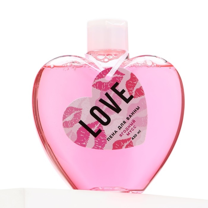 Пена для ванны Love, 430 мл, аромат ягодного мусса, ЧИСТОЕ СЧАСТЬЕ Пена для ванны Love, 430 мл, аромат ягодного мусса, ЧИСТОЕ СЧАСТЬЕ