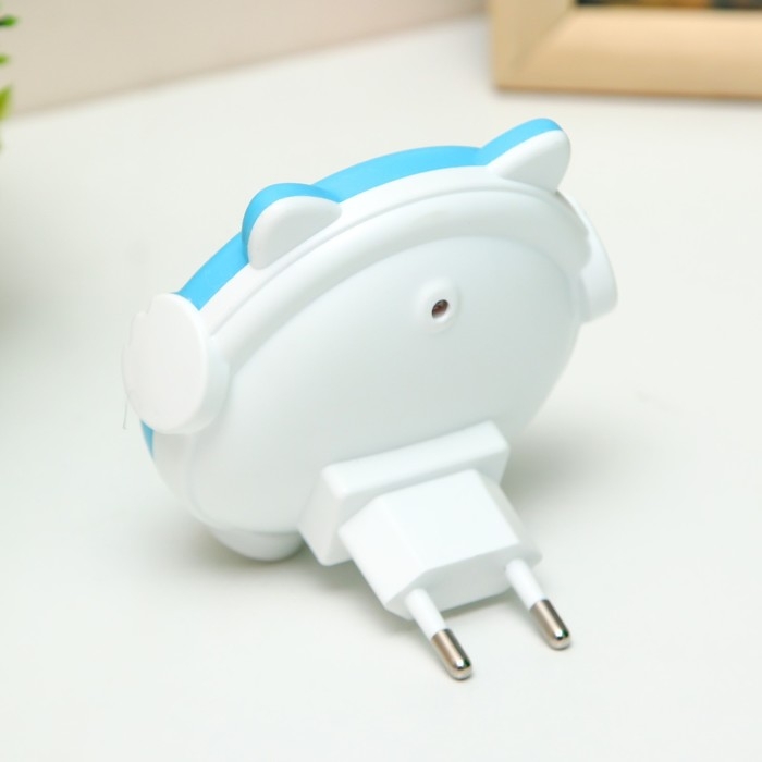 Ночник с датчиком освещенности Ночник с датчиком освещенности "Совёнок" LED МИКС 8,5x2,5x8,5 см RISALUX