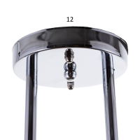 Люстра 1998/2 E27 60Вт хром 35х12х25 см BayerLux