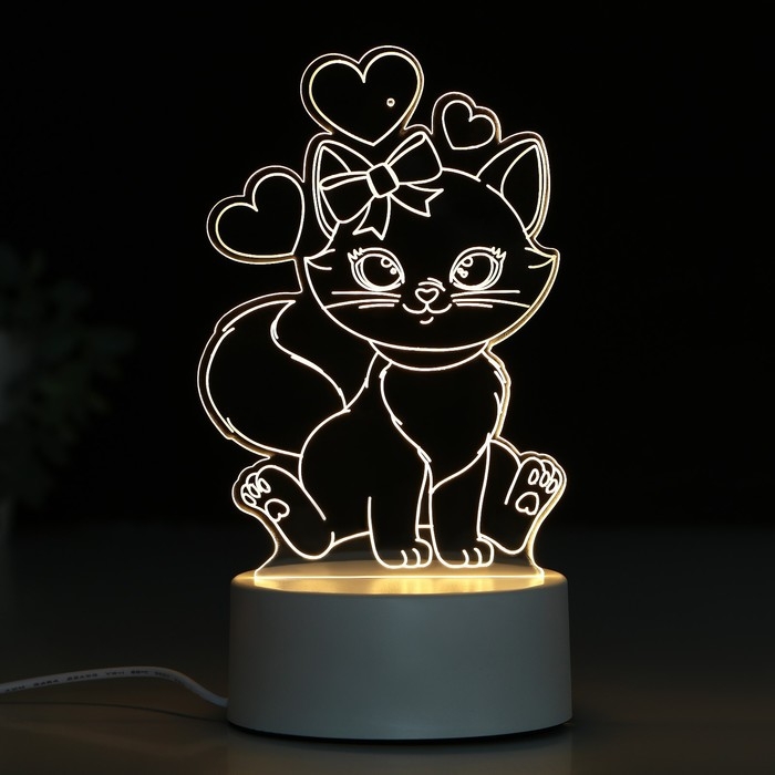 Светильник «Кошечка», 25 х 14 см, модель GBV-0121. Светильник «Кошечка», 25 х 14 см, модель GBV-0121.