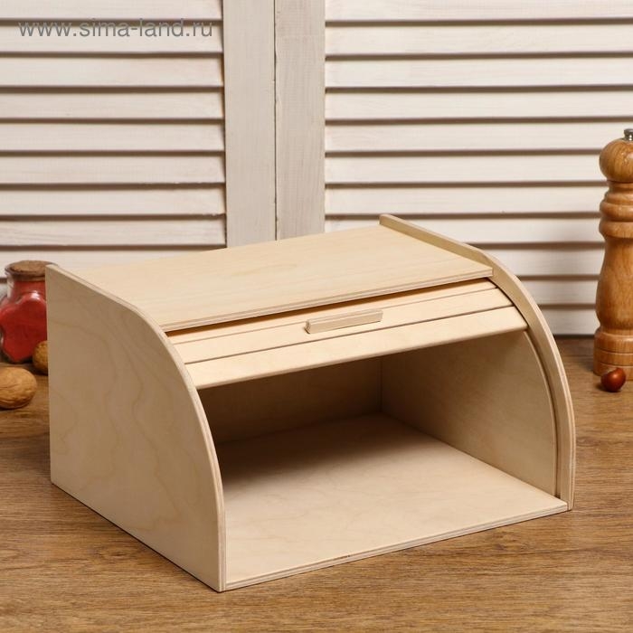 Хлебница деревянная Хлебница деревянная "Корица", 29×24.5×16.5 см