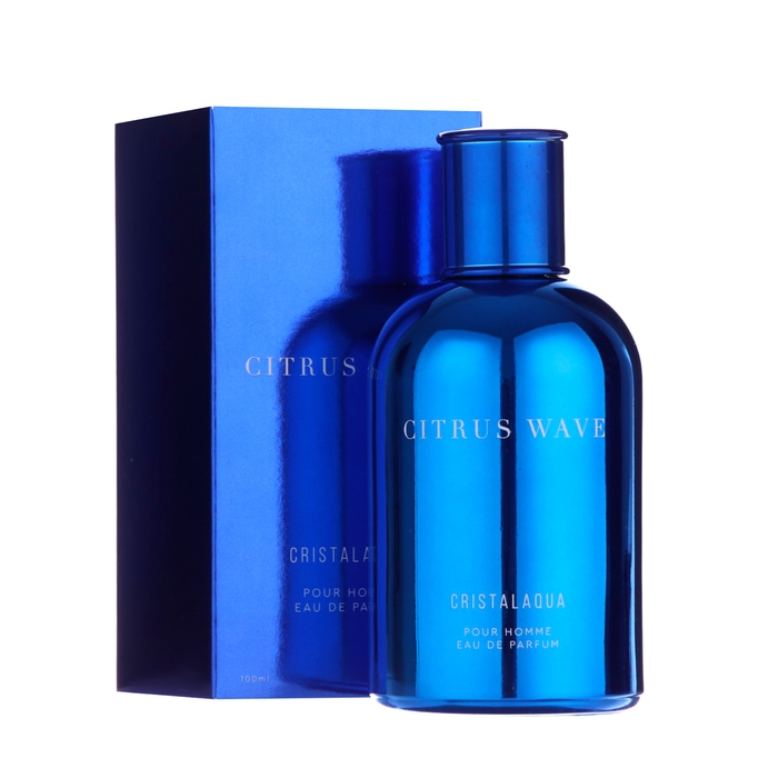 Парфюмерная вода мужская Cristalaqua Парфюмерная вода мужская Cristalaqua "Citrus Wave", 100 мл