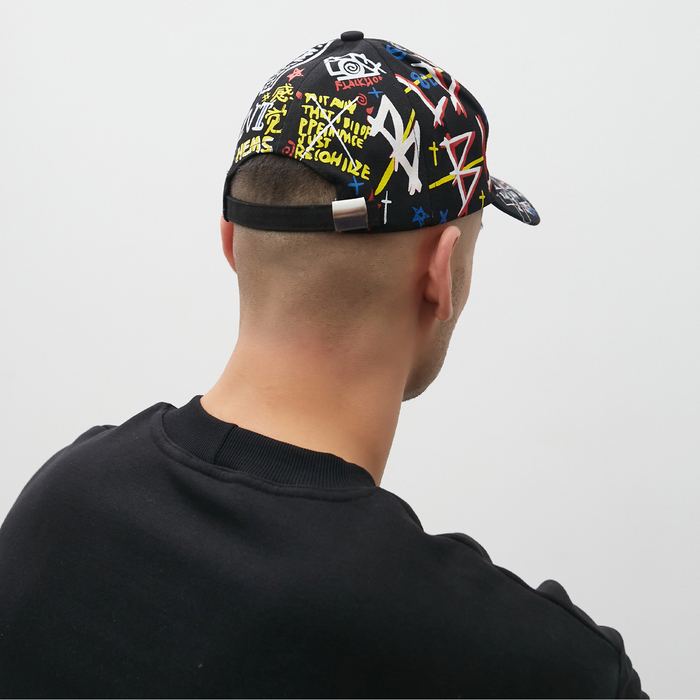 Кепка MINAKU  Кепка MINAKU "ART" цвет чёрный, р-р 58