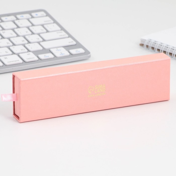 Ручка в подарочном футляре «Воспитателю: Дорогой Воспитатель» металл, синяя паста, пишущий узел 1.0 мм