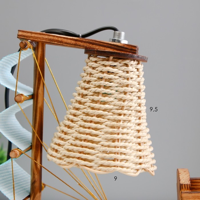 Настольная лампа Настольная лампа "Корабль" Е12 24,5х9х22 см