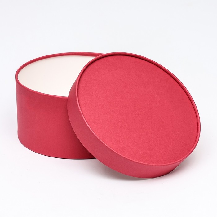 Подарочная коробка Подарочная коробка "Frilly" красный бархат, завальцованная без окна, 21 х 11 см