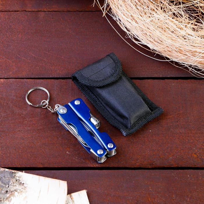 Мультитул 6в1 с фонариком, рукоять глянцевая, Мультитул 6в1 с фонариком, рукоять глянцевая,