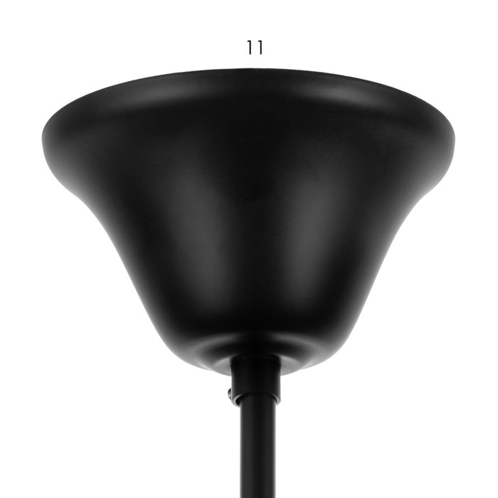 Люстра Люстра "Ариэль" 3xE14 40Вт черно-золотой 58х58х40,5-100 см BayerLux