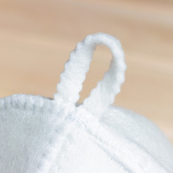 Банный набор: шапка, коврик и рукавица Банный набор: шапка, коврик и рукавица "Для любителей баньки"