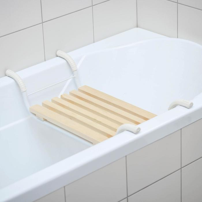 Сиденье для ванны «Классик», 5-реечное, съёмное Сиденье для ванны «Классик», 5-реечное, съёмное