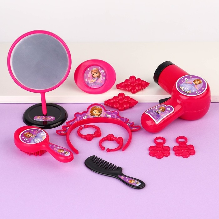 Набор парикмахера, 12 предметов Набор парикмахера, 12 предметов "Принцесса", София Прекрасная