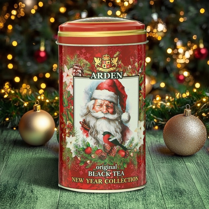 Чай чёрный Arden  Чай чёрный Arden "Новогодняя коллекция", со вкусом земляничного мохито, 100 г