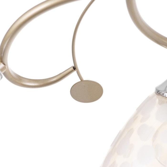 Светильник потолочный Соллар 60х60х26 , 5х60Вт Е27,Золото, хром Светильник потолочный Соллар 60х60х26 , 5х60Вт Е27,Золото, хром