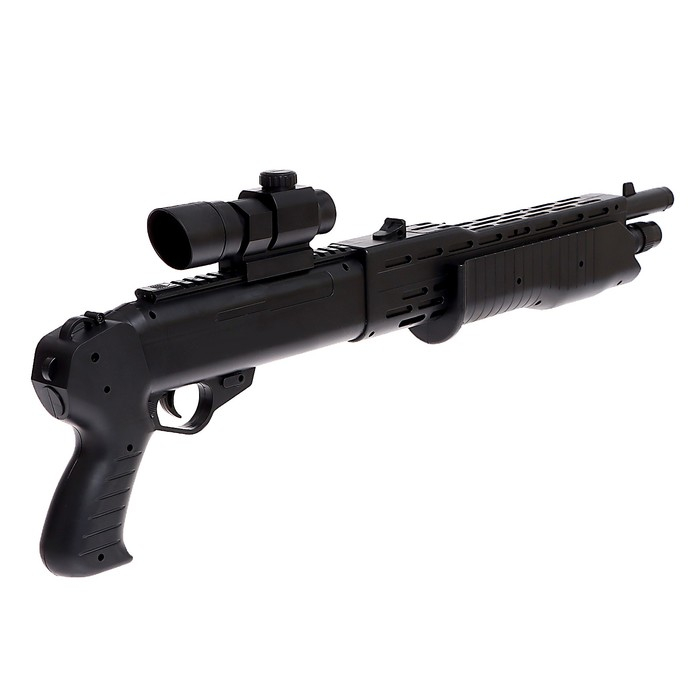 Детское оружие Дробовик пневматический «Охотник», с лазером Детское оружие Дробовик пневматический «Охотник», с лазером