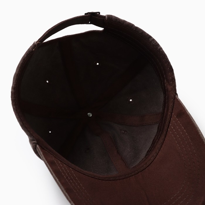 Бейсболка мужская MINAKU цвет коричневый, размер 58 Бейсболка мужская MINAKU цвет коричневый, размер 58
