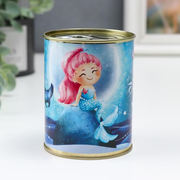 Копилка-банка металл Копилка-банка металл "Волшебство рядом"