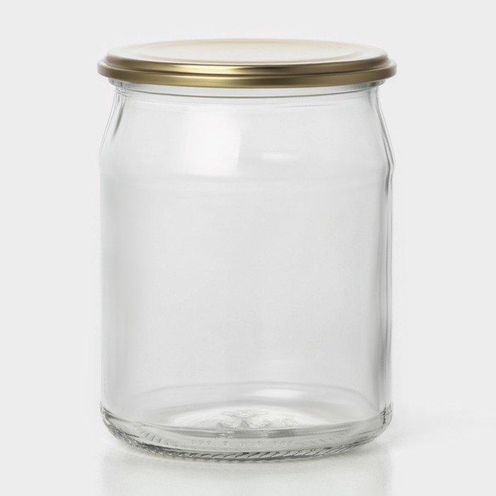 Набор стеклянных банок с крышкой Доляна, СКО-82 мм, 500 мл, 15 штук Набор стеклянных банок с крышкой Доляна, СКО-82 мм, 500 мл, 15 штук