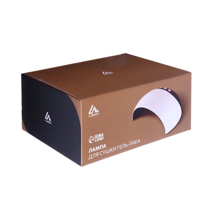 Лампа для гель-лака Luazon LUF-18, LED, 24 Вт, 8 диодов, таймер 60/90/120 сек, USB, белая Лампа для гель-лака Luazon LUF-18, LED, 24 Вт, 8 диодов, таймер 60/90/120 сек, USB, белая