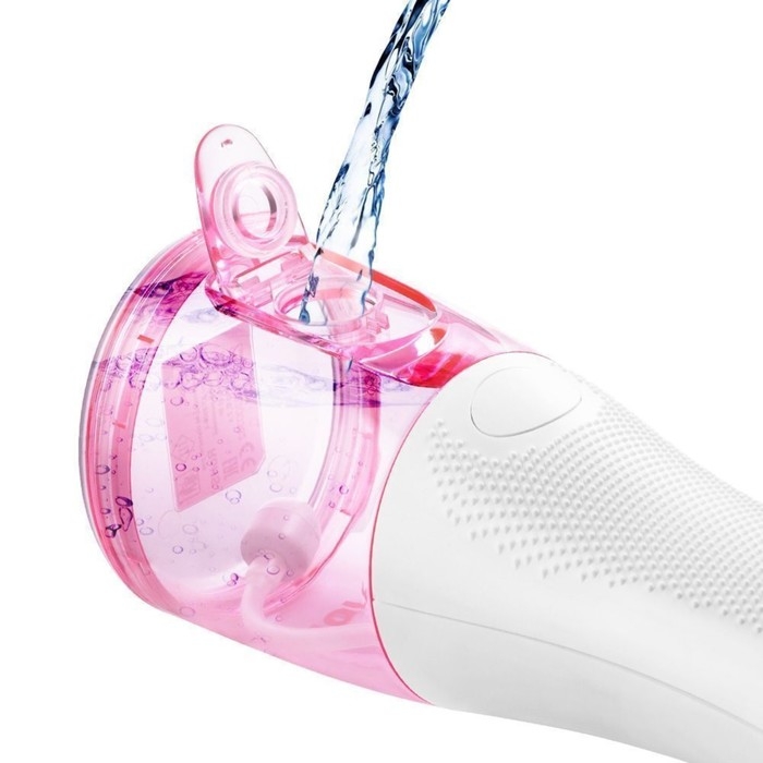 Ирригатор для полости рта Kitfort КТ-2919-1, 21 Вт, 300 мл, 5 режимов, шнур 1,2 м, бело-розовый Ирригатор для полости рта Kitfort КТ-2919-1, 21 Вт, 300 мл, 5 режимов, шнур 1,2 м, бело-розовый