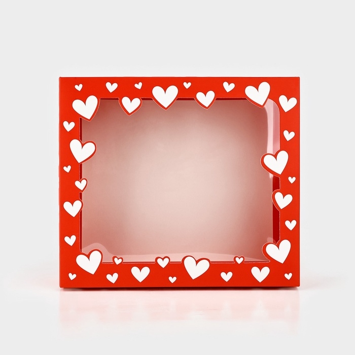 Коробка подарочная «Я люблю тебя», 23.5 х 20.5 х 5.5 см