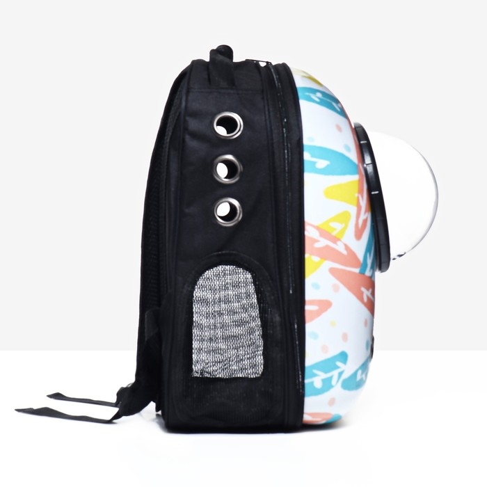 Рюкзак для переноски кошек и собак  Рюкзак для переноски кошек и собак "Пастель", с окном, 32 х 25 х 42 см