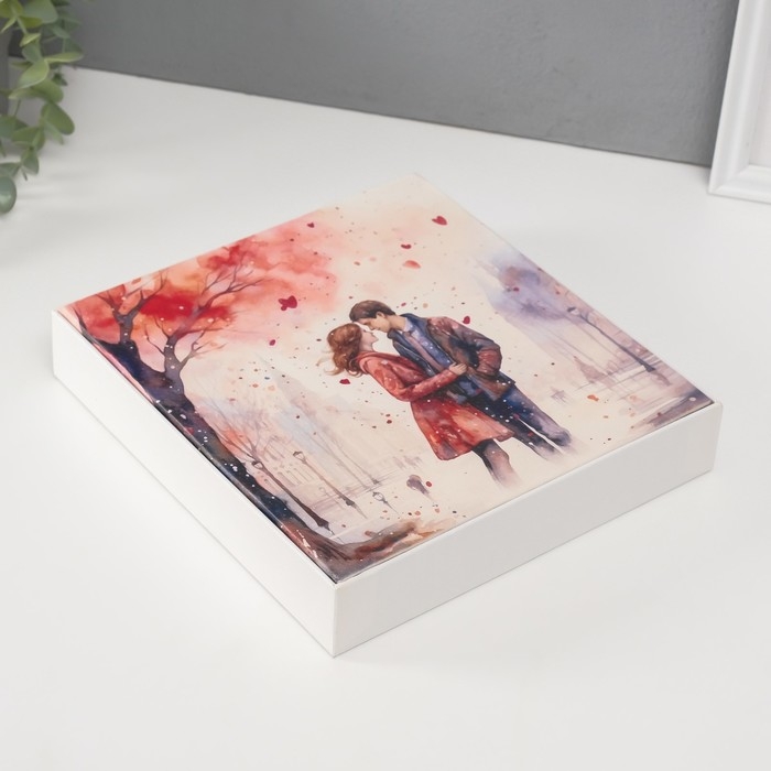 Фотоальбом на 100 фото кожзам 10х15 см Фотоальбом на 100 фото кожзам 10х15 см "Улица любви" в коробке 4х22х23 см