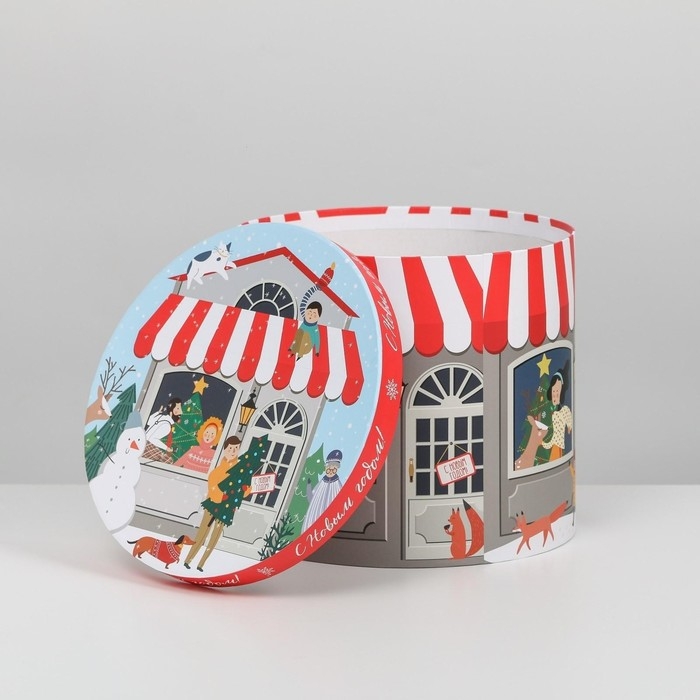 Коробка подарочная «Новогодние истории», 17.5 х 20 см, Новый год Коробка подарочная «Новогодние истории», 17.5 х 20 см, Новый год