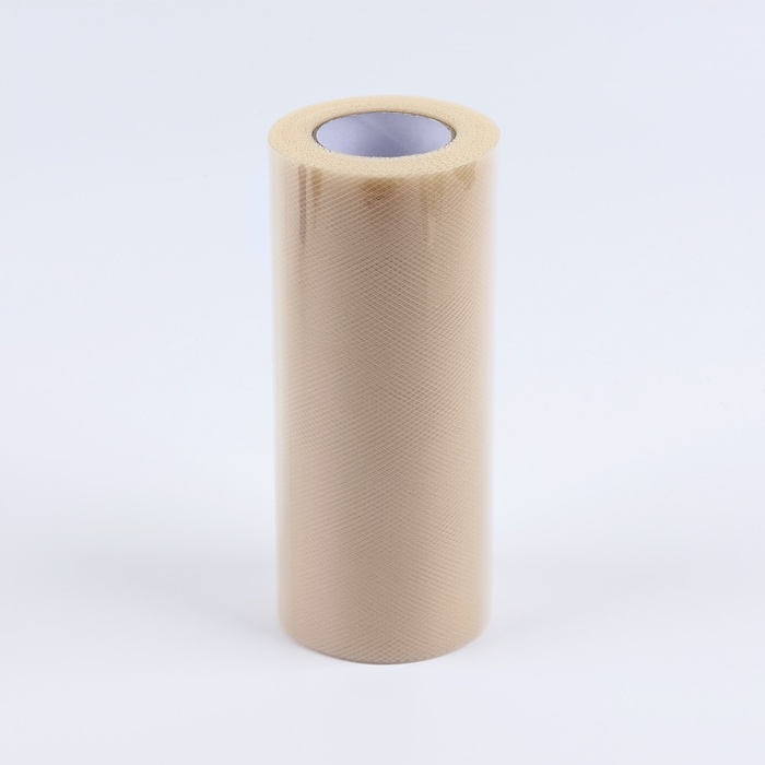 Фатин, 15 см, 11 ± 1 г/кв.м, 23 ± 1 м, цвет бежевый №04 Фатин, 15 см, 11 ± 1 г/кв.м, 23 ± 1 м, цвет бежевый №04