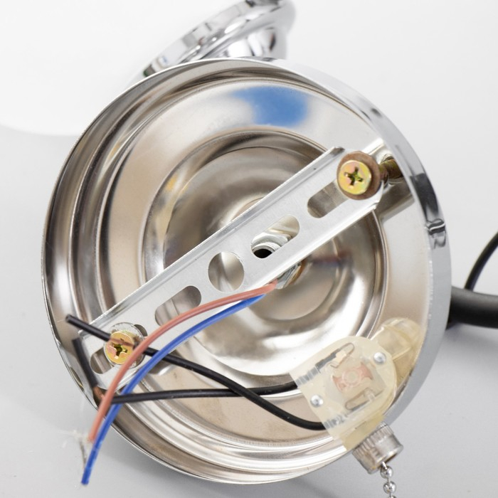 Бра "Алира" 1х40Вт E27 черный-хром 18х15х18 см.