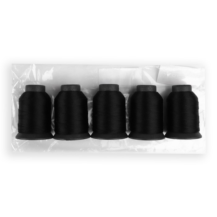 Нитки обувные, 170Л, 150 м, цвет чёрный, цена за 1 штуку Нитки обувные, 170Л, 150 м, цвет чёрный, цена за 1 штуку
