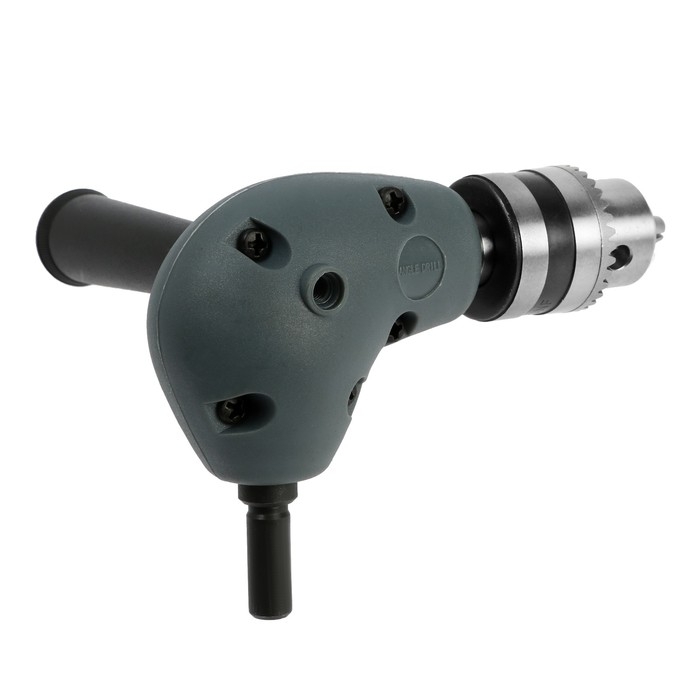 Адаптер угловой для дрели ТУНДРА, с патроном 1.5 - 10 мм Адаптер угловой для дрели ТУНДРА, с патроном 1.5 - 10 мм