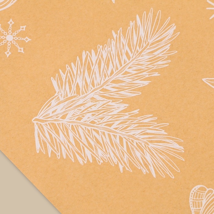 Наклейки новогодние на окна «Яркий праздник», многоразовые, 50 х 70 см, Новый год