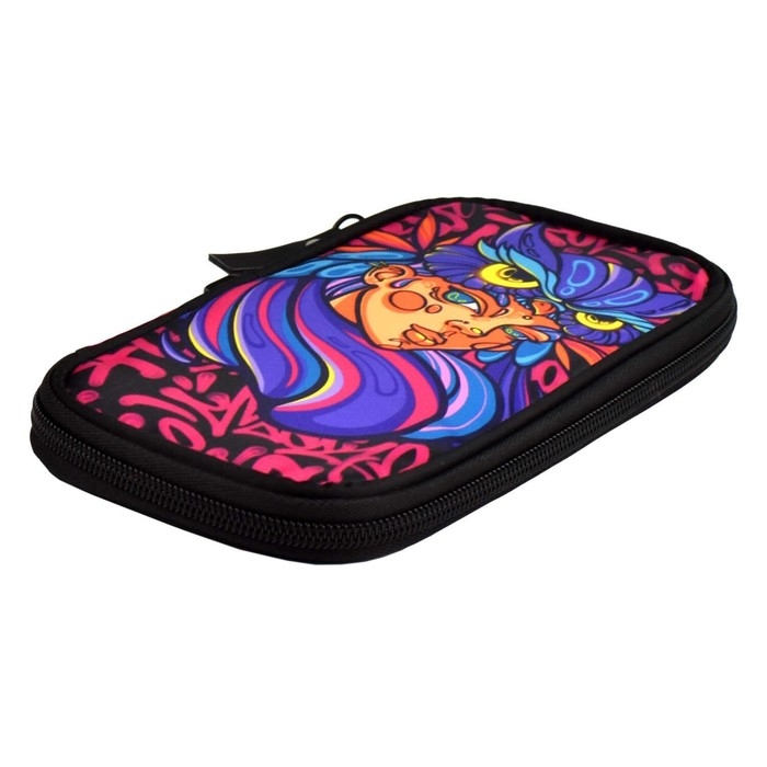 Пенал 1 секция 110 х 200 мм, текстильный, Феникс Пенал 1 секция 110 х 200 мм, текстильный, Феникс "Девушка сова"