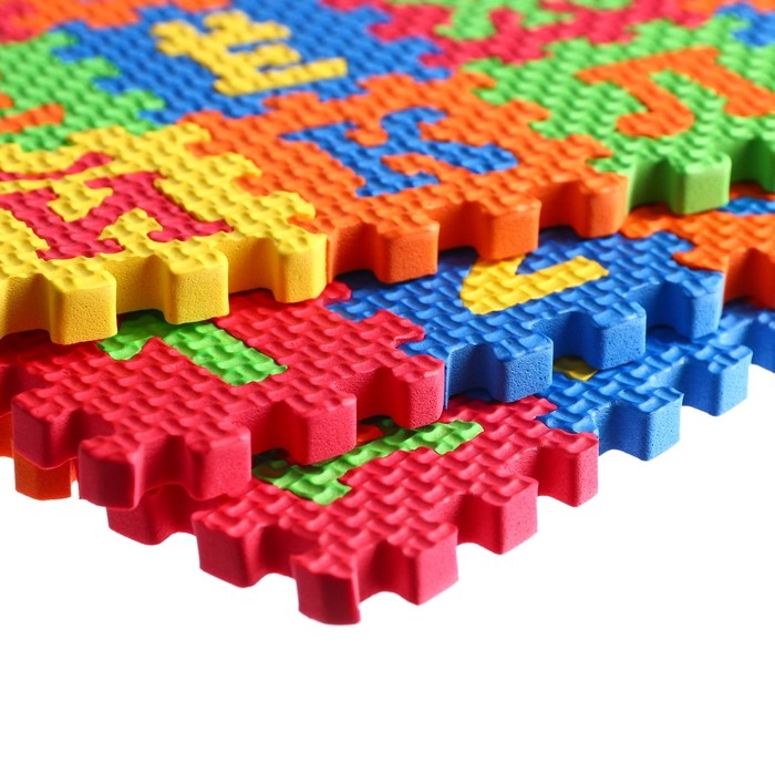 Игровой коврик-пазл, Синий трактор Игровой коврик-пазл, Синий трактор