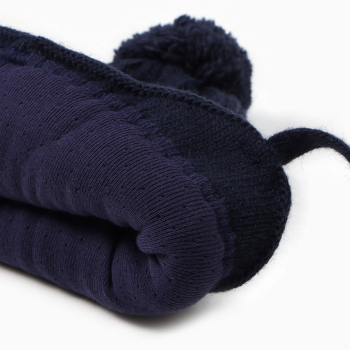 Шапка детская, цвет синий, размер 52-54 Шапка детская, цвет синий, размер 52-54