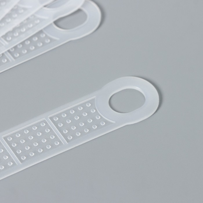 Накладки силиконовые для плечиков, антискользящие, набор 10 шт, 10×2,2 см, цвет белый Накладки силиконовые для плечиков, антискользящие, набор 10 шт, 10×2,2 см, цвет белый