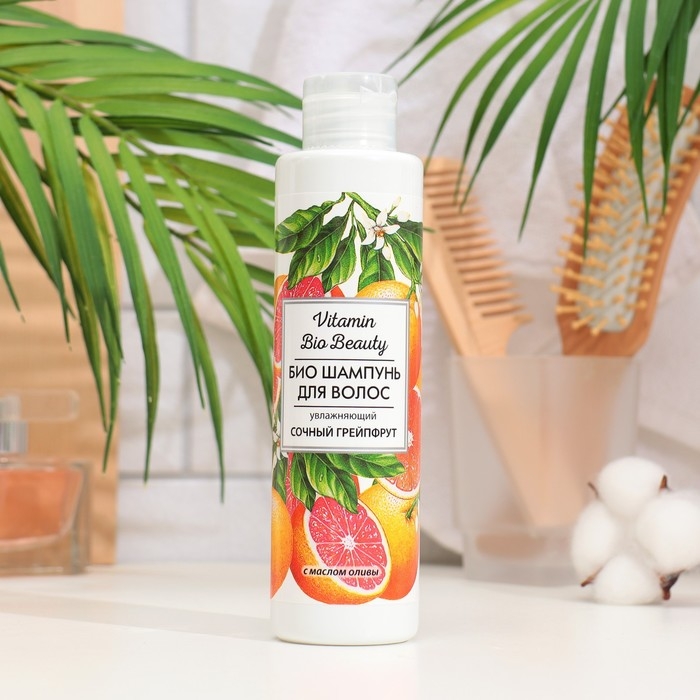 Био-шампунь для волос  Био-шампунь для волос "Сочный Грейпфрут" увлажняющий, 250 мл